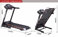 Lijiujia pvc zemin matı 180v dc motor koşu bandı manuel katlanır yaşam tarzı 100kg fitness ekipmanları