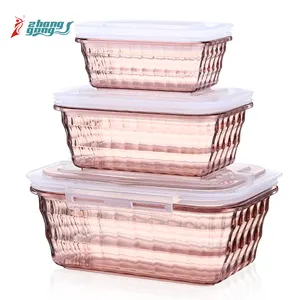 Bán Buôn Lớn Nhựa Container Nhà Hàng Salad Trộn Bowl Set