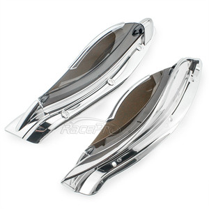 Deflectores de aire de <span class=keywords><strong>carenado</strong></span> ajustables <span class=keywords><strong>Batwing</strong></span> de cromo - Product Image 3