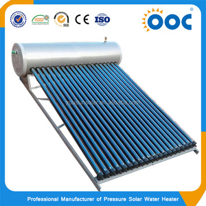 Verde Sistema Controlador de Tubo De Calor A Presión Calentador de Agua Solar Compacto Con Térmica Géiser - Product Image 1