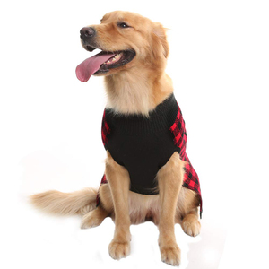 Fabriek Groothandel Plaid Stijl Pet Cat Winter Truien Warme Kleren Hond Trui - Product Image 5