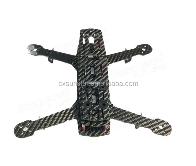 Sunstar 1200mm Carbon Fiber Mini Quadcopter Multicopter Frame Kit with PDB High Strength