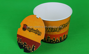 Vente en gros de seaux en papier de 85 OZ, 130 OZ, 150 OZ, 170 OZ pour poulet frit chaud et ailes de poulet frites - Product Image 4
