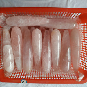 Natuurlijke rozenkwarts <span class=keywords><strong>crystal</strong></span> vagina massage toverstokken <span class=keywords><strong>crystal</strong></span> penis <span class=keywords><strong>dildo</strong></span> voor masturbatie - Product Image 6