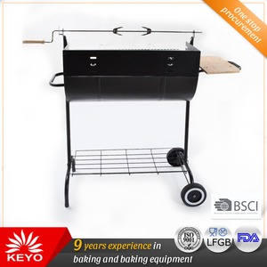 <span class=keywords><strong>La</strong></span> parte Griega de Chipre del <span class=keywords><strong>asador</strong></span> De Barbacoa Barril Charcoal Bbq Grill En Negro - Product Image 2
