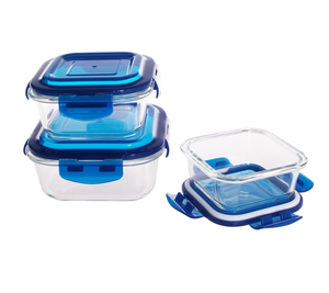 Set Wadah Penyimpanan Makanan Kaca, 18 Buah Wadah Dapur Penyimpanan Set BPA Gratis - Product Image 2