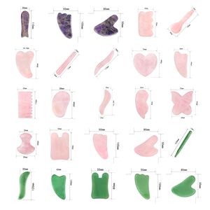 Gua Sha-piedra de Jade Natural, Cuarzo Rosa raspado, Gua Sha, masaje, precio bajo de fábrica - Product Image 6