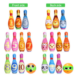Juego <span class=keywords><strong>de</strong></span> Bolos <span class=keywords><strong>de</strong></span> Espuma <span class=keywords><strong>EVA</strong></span> Colorida para Niños <span class=keywords><strong>de</strong></span> Primaria, Uso en Interiores, 6-7 Libras, Personalizable, Juguete para Interiores, Gran Venta - Product Image 2