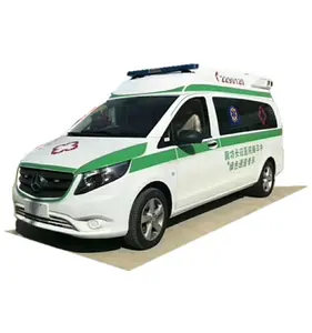 hospital used High Roof Long Length City ICU Emergency Vehicle Monitoring emergency ambulance