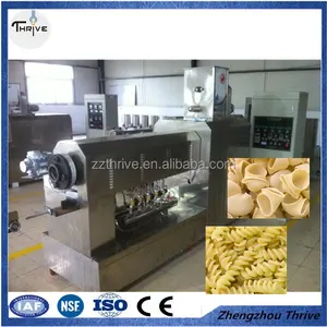 Automática industrial macarrones máquina de fabricación/espaguetis fideos máquina de fabricación de pasta/Fabricante de línea de producción de