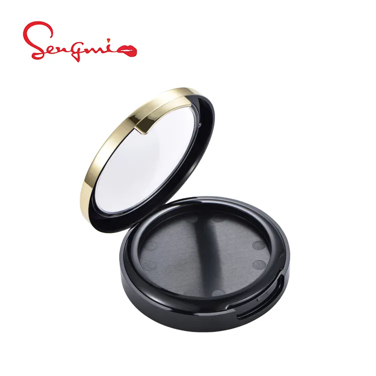 High Quality Plastic Private Label Empty Single Compact Case Pan packaging Box Custom Eyeshadow Makeup Palette