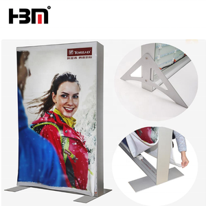 Đôi Hai Mặt Dệt Led Ánh Sáng Hộp Biển Tầng Đứng Nhôm Hồ Sơ SEG Ánh Sáng Hộp Cho Triển Lãm Hiển Thị - Product Image 6