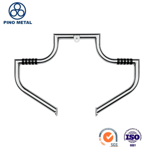 Motor de la motocicleta protector del motor de acero pulido y cromado - Product Image 1