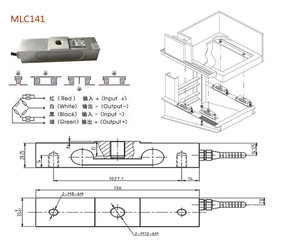 Mlc141 célula de ascensor sobrecarga sensor, Levantamiento de pesas sensor limitador - Product Image 2