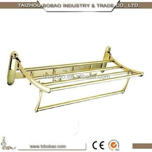 Home Hardware Accessoires Classique Or Salle De Bains de Mur En Métal-monté Serviette Plateau - Product Image 2