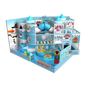 Тематическая мини-площадка Ice world для детей, дизайн крытого парка развлечений