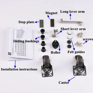 Tiết Kiệm Không Gian Nội Thất Cơ Chế Thiết Lập Giải Pháp Phòng Ngủ Văn Phòng Làm Việc Top Swiveling Hội Bảng Top Xoay Phù Hợp - Product Image 3