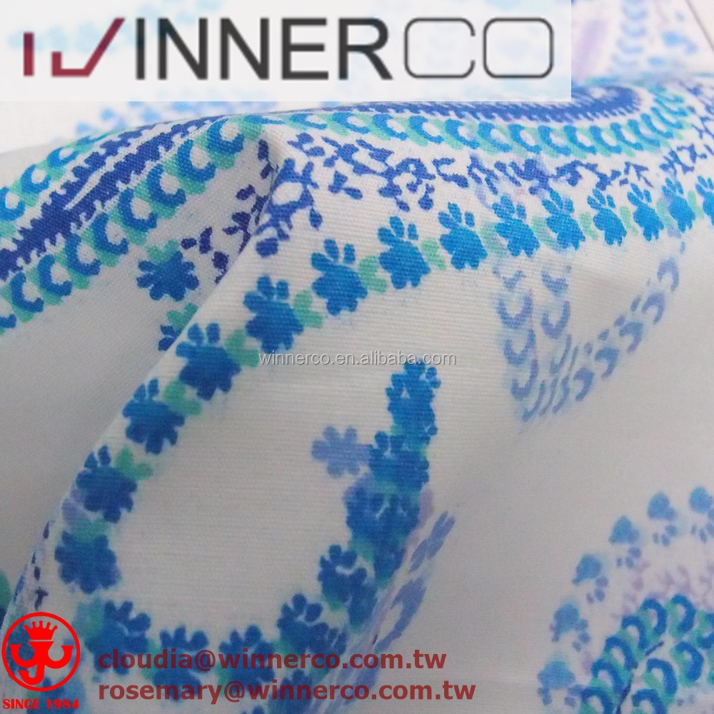 Poplin printed cotton spandex wholesale shirting fabric