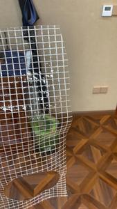 1000D * 4*4 PVC Cao Trong Suốt Tarpaulin/Rõ Ràng PVC Lạnh Nhiều Lớp Polyester Lưới Vải - Product Image 4