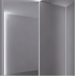 <span class=keywords><strong>Profilo</strong></span> LED da Parete, <span class=keywords><strong>Profilo</strong></span> Angolare in Gesso, <span class=keywords><strong>Profilo</strong></span> Piatto in Alluminio - Product Image 6