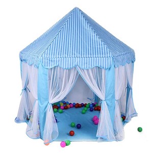 Grande <span class=keywords><strong>Tenda</strong></span> Giocattolo a Forma di Castello <span class=keywords><strong>Principessa</strong></span> per Bambini, Esagonale, Verde, Blu, Rosa, per Interni ed Esterni - Product Image 6