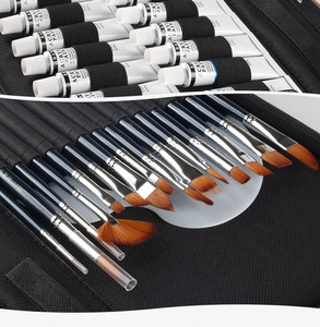 24 colori artista disegno <span class=keywords><strong>pittura</strong></span> acrilica spazzola di arte <span class=keywords><strong>Set</strong></span> - Product Image 3