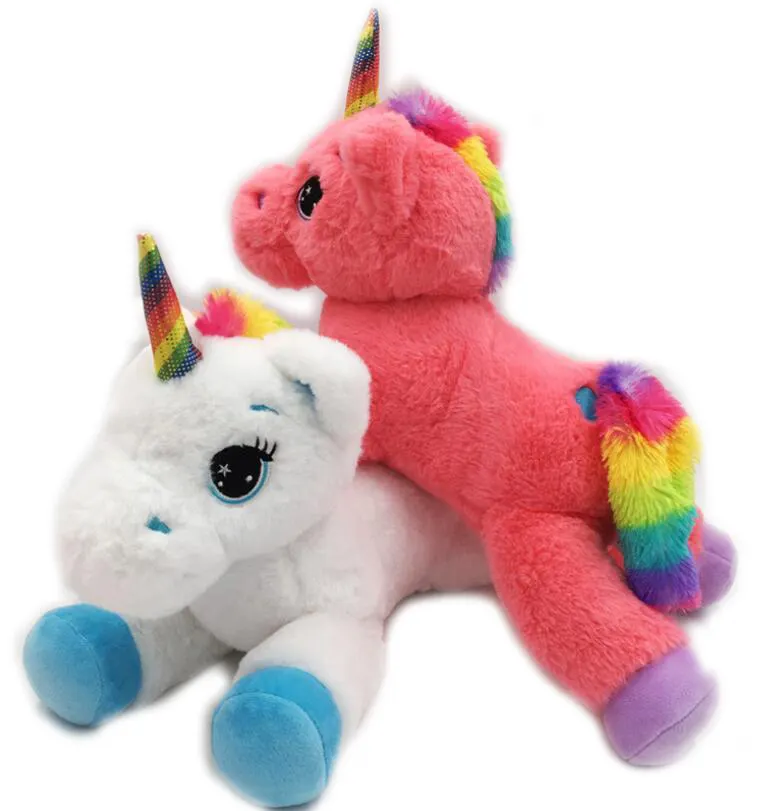 2019 חדש הגעה סיטונאי אדום unicorn בפלאש צעצוע מכירה לוהטת קטיפה קשת unicorn