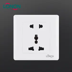 Best seller 13A 5 pins multi electrical wall switch socket oultet