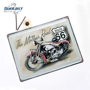 Custom wall hanging Retro metal ornaments Plaque tin signs