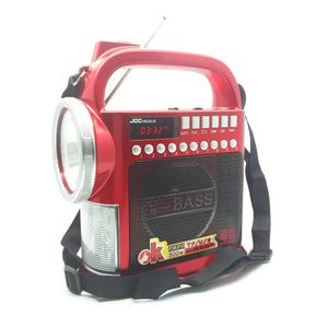 JOCポータブルfmラジオAC/DC、USB/TFカードプレーヤージョックLEDラジオ受信機、LCDディスプレイフラッシュライトEL-609UR - Product Image 2
