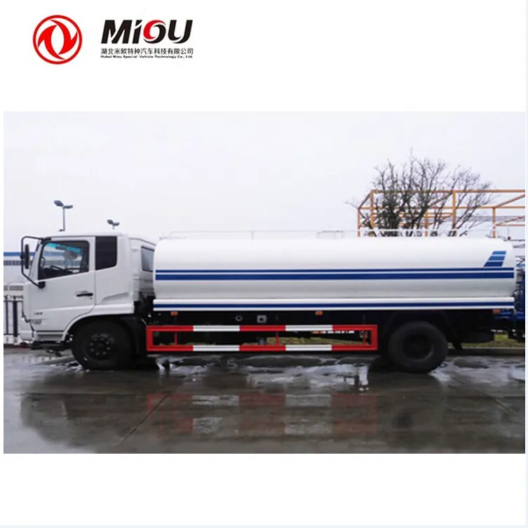 Best Sell 4x2 aluminum water tank truck diesel tank lorry for sale