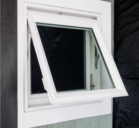 Ventana de Vidrio con Doble Acristalamiento y Toldo de UPVC, Directo de Fábrica 2026, para Viviendas y Residencias