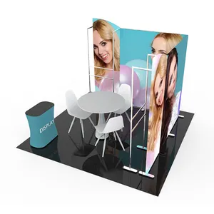 High quality trade show display system 3x3 size exhibition booth