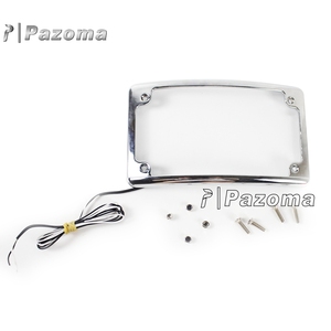 Vendita Calda Custom LED License Plate Frame con Design Curvo per il Motociclo - Product Image 5