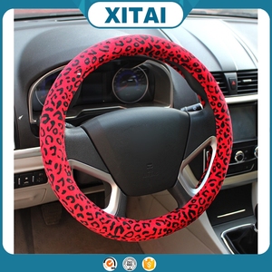 Venta caliente de fashional del coche estampado de <span class=keywords><strong>leopardo</strong></span> cubierta del <span class=keywords><strong>volante</strong></span> para las niñas con el mejor precio - Product Image 2