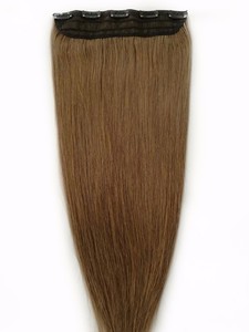 Humains extensions <span class=keywords><strong>brun</strong></span> clair double drawn fusion one piece clip dans remy extension de cheveux - Product Image 3
