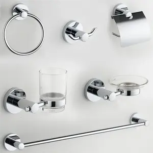 Sanitary Fittings And Bathroom Accessories Hotel Project Chrome Modern Sanitary Fittings Bathroom Accessories Set