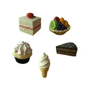 Hand Made Chocolate Cake Ice Cream Resin 3D冷蔵庫Refrigerator Magnet