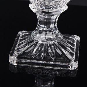 New Arrival clear and High Quality Hand Cut <strong>Crystal</strong> Glass Flower <strong>Vase</strong> - Product Image 5