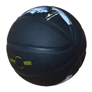कस्टम डिजाइन काले hygrocopic बास्केटबॉल, बास्केटबॉल प्रशिक्षण