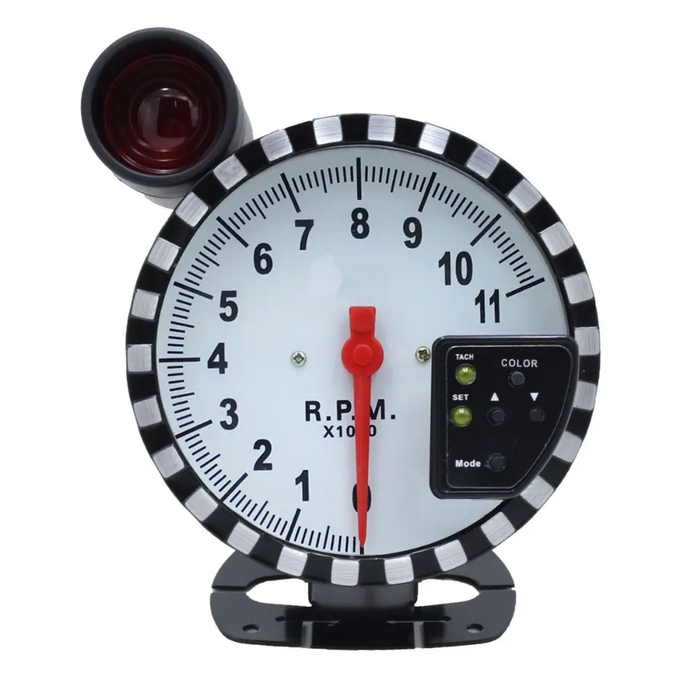 Medidor de tacômetro automotivo, tacômetro de 5 polegadas, 7 cores, medidor de rpm, peças de carro