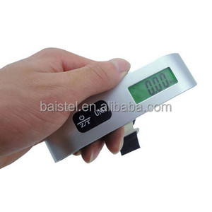 Verde Retroilluminazione Bilancia Elettronica Digitale Funzione di Temperatura Elettronico <span class=keywords><strong>Scala</strong></span> Dei Bagagli di Viaggio - Product Image 4