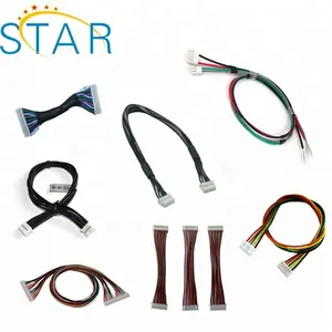 Kunden spezifischer kunden spezifischer Kabelbaum ph 2 <span class=keywords><strong>3</strong></span> 4 5 6 7 8 9 10 11 12 13 14-poliger Molex JST-Kabelbaum Hersteller 2468 Flach kabel verkabelung - Product Image 1