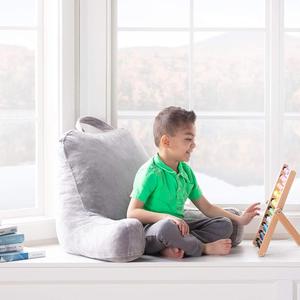 Soutien lombaire <span class=keywords><strong>Coussin</strong></span> dorsal Oreiller dorsal ergonomique Oreiller de lecture pour <span class=keywords><strong>lit</strong></span> avec accoudoirs - Product Image 4