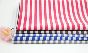 Tissu léger en popeline de coton à rayures bleues et blanches pour chemises pour hommes costumes pour garçons motif teint en fil imperméable pour jouets vente en gros - Product Image 6