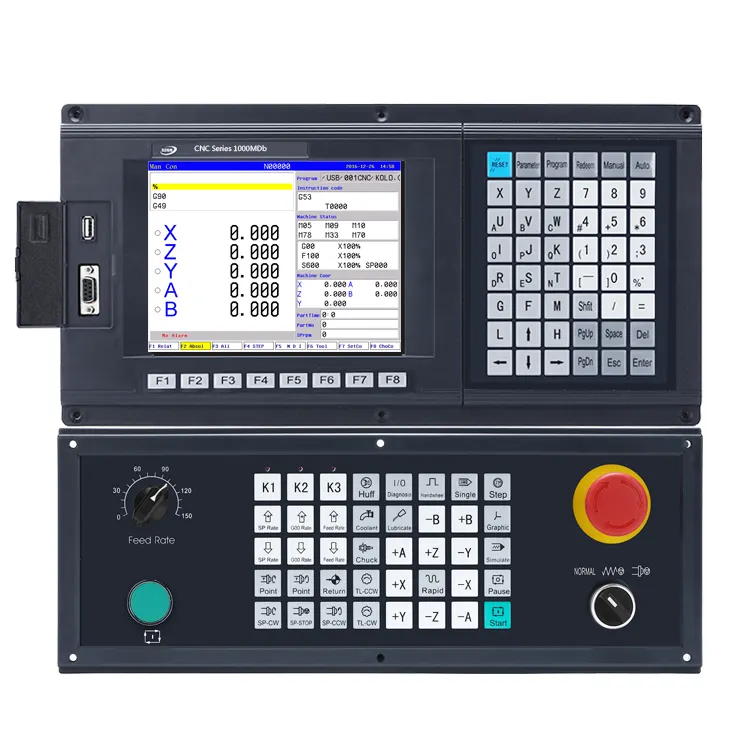 5 Sumbu Mesin Penggilingan CNC sistem Kontrol dengan USB