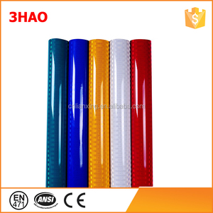 Super alta intensidad adhesiva reflectante prismáticos película láminas para señal de tráfico - Product Image 1