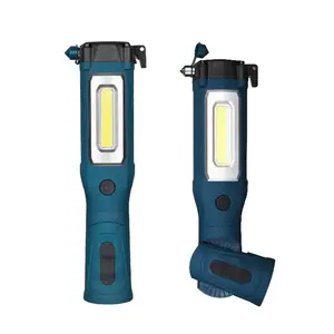 Đa chức năng sạc khẩn cấp xe sử dụng dẫn làm việc ánh sáng đèn pin Torch với nam châm cơ sở - Product Image 1