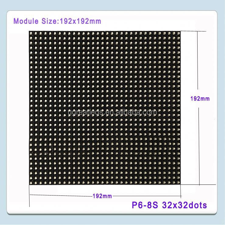 Haute résolution défilé de mode vrai couleur panneau d'affichage à led smd