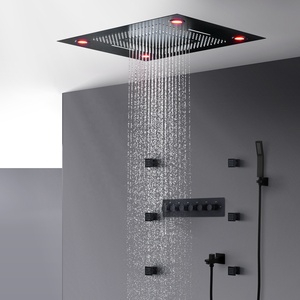 Bagno Da <span class=keywords><strong>Incasso</strong></span> A Soffitto Montato Led <span class=keywords><strong>Termostatico</strong></span> SUS304 Soffione <span class=keywords><strong>doccia</strong></span> <span class=keywords><strong>Doccia</strong></span> a Cascata Set - Product Image 3